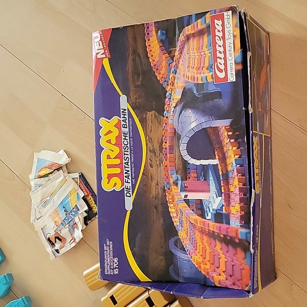 Vintage Carrera Strax The Fantastic Tracks kit supplementary-set 15 706 in box